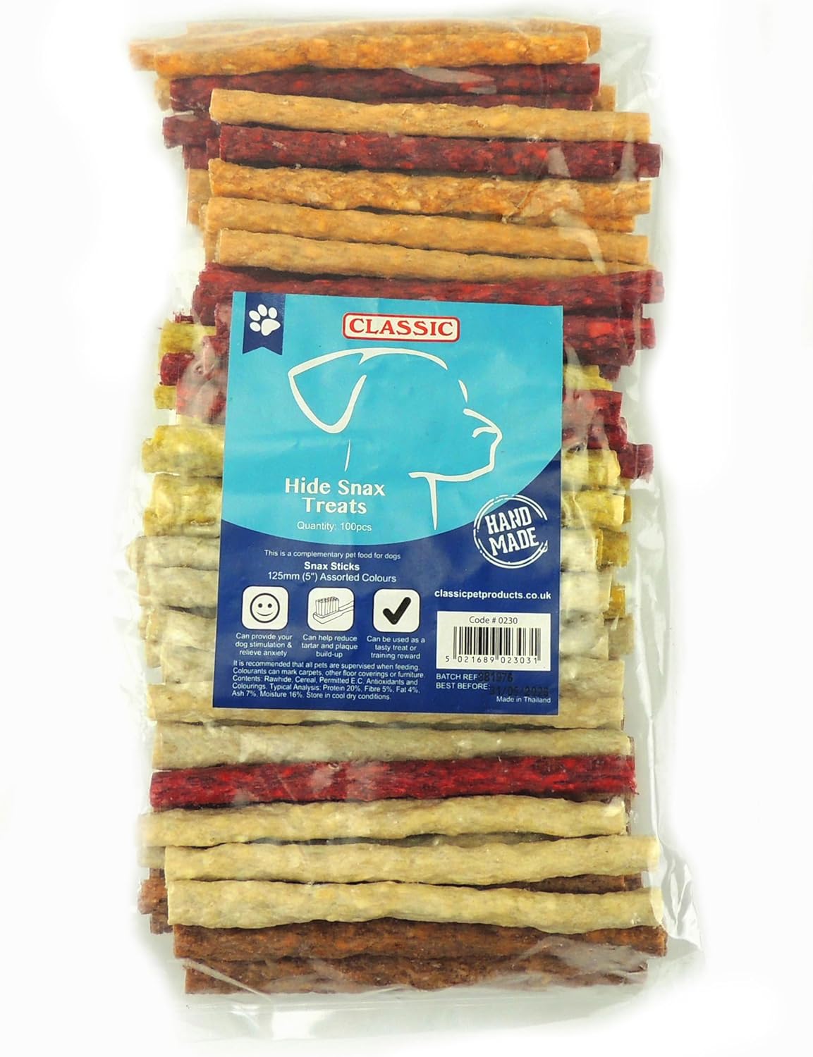 Hide Snack Sticks 1Pack - 100S- Dog Chews